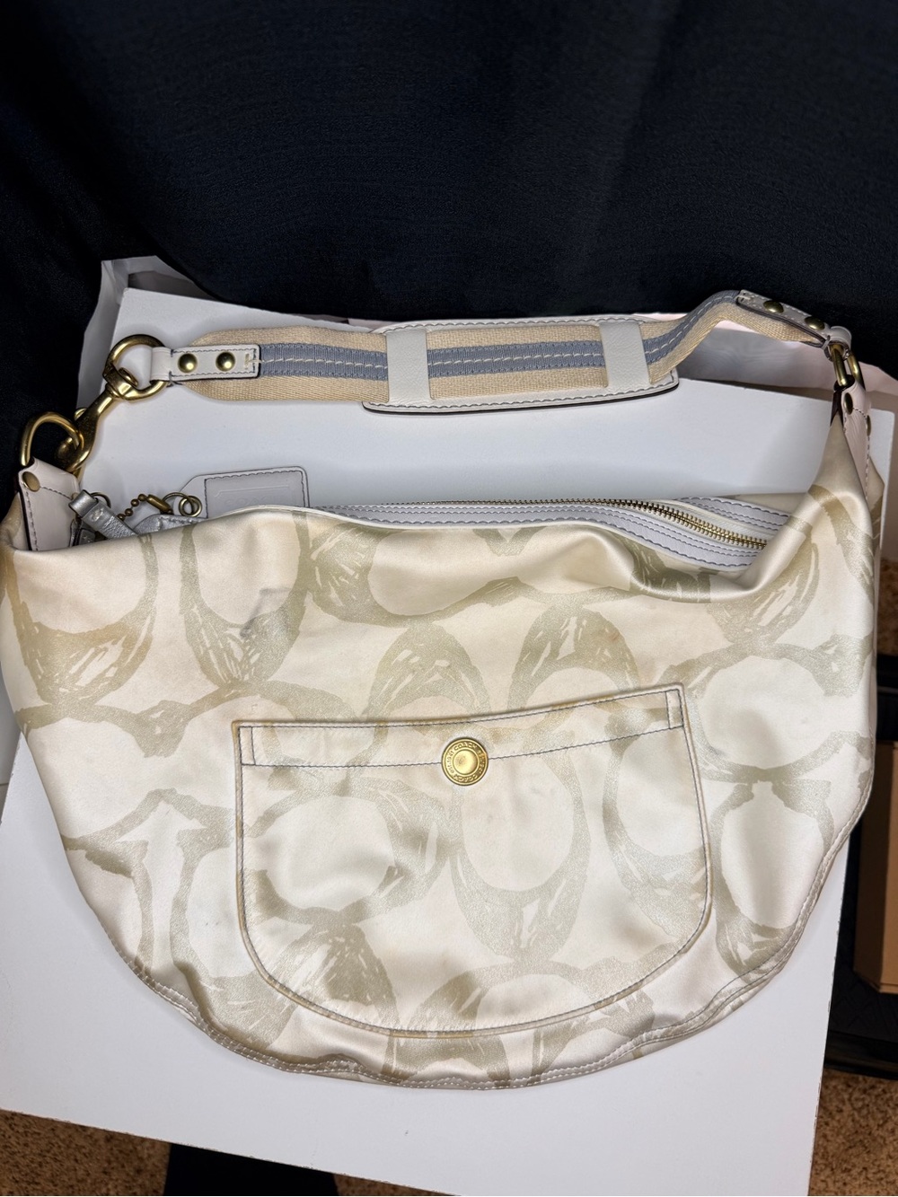 Vintage Coach Shoulder Bag- needs TLC